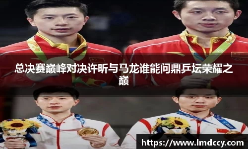 总决赛巅峰对决许昕与马龙谁能问鼎乒坛荣耀之巅